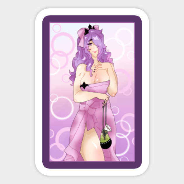 Hot Spring Camilla Fire Emblem Sticker Teepublic 4 fire emblem heroes iv calculator. hot spring camilla