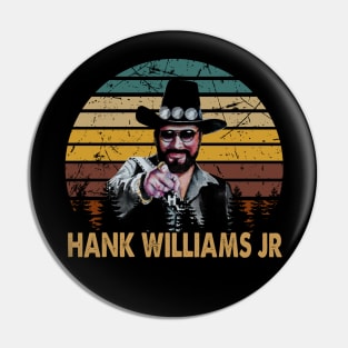 Idol face hank vintage retro art Pin