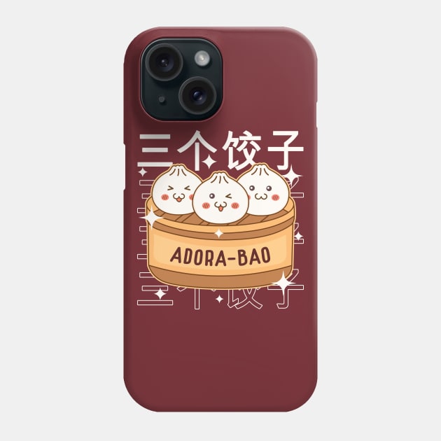 Cute Little Dumplings Kawaii Asian Food Phone Case by Cuteness Klub