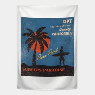 Dana Point California surf Vintage Tapestry