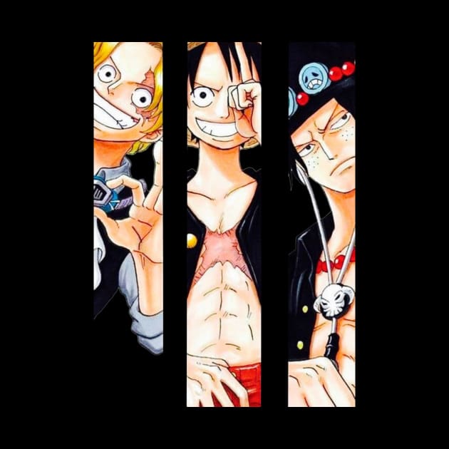 Luffy, sabo, ace by YeSNoWart