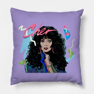 CHER 80S RETRO STYLE Pillow