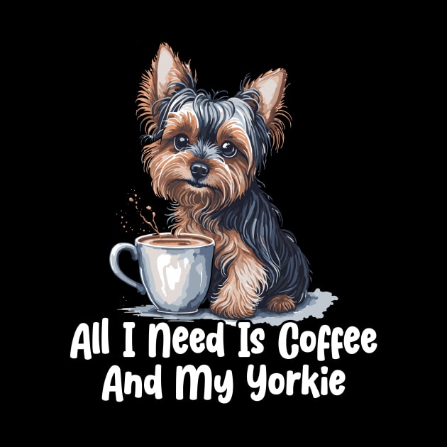 All I Need Is Coffee And My Yorkie by star trek fanart and more