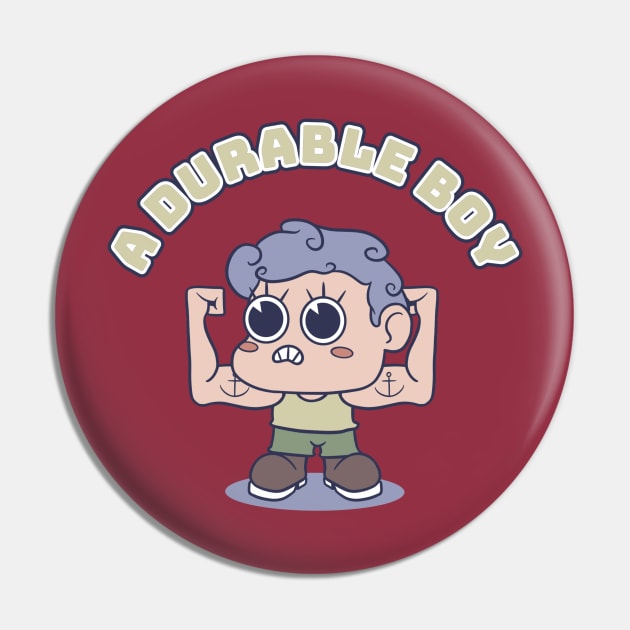 A Durable Boy Pin by Level23