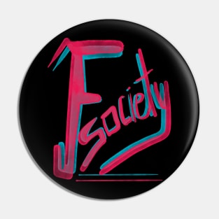 mr. robot - fsociety.dat graffity Pin