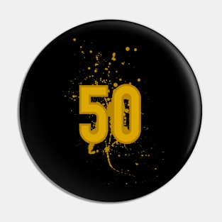 50 hip hop Pin