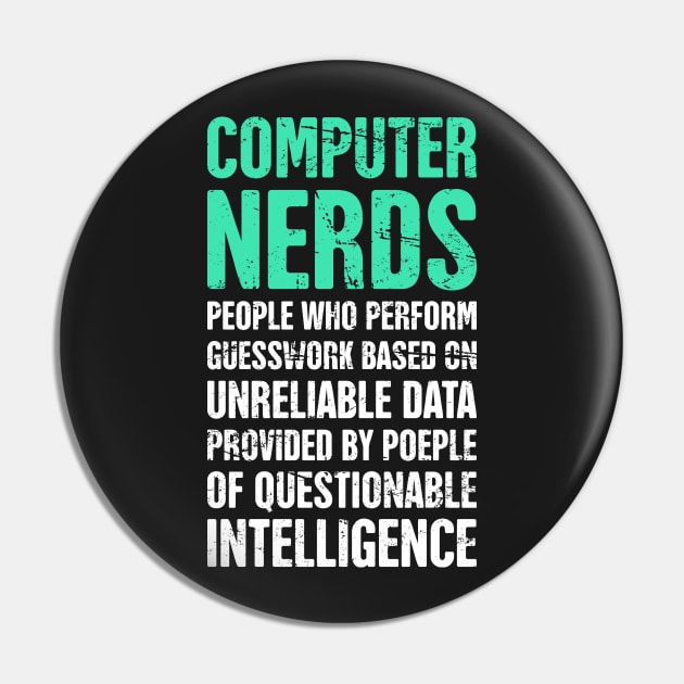 Computer Nerd Dictionary Definition Pin by MeatMan