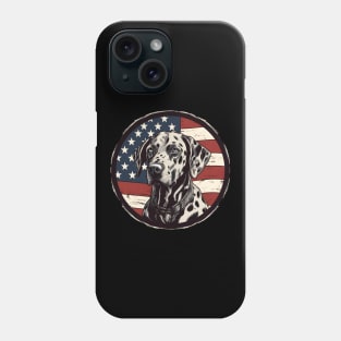 Patriotic Dalmatian Phone Case