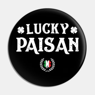 Lucky Paisan St Patricks Day Pin