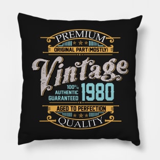 Premium Quality original part (mostly) vintage 1980 Pillow