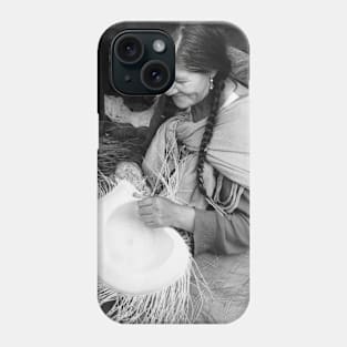 Vintage photo of Ecuador Weaver Phone Case