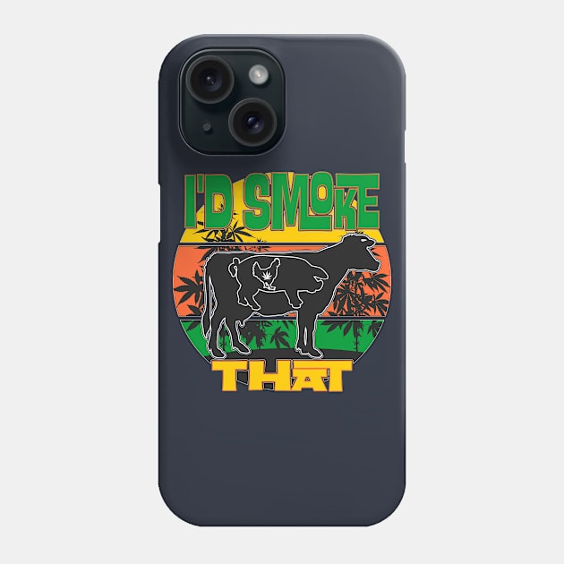 Farm Animals I'd Smoke Phone Case by Geraldines