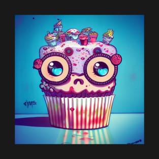 Cutest Kawaii Zombie Cupcake T-Shirt