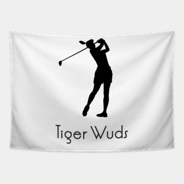 Parody Tiger Woods Tapestry by DekkenCroud