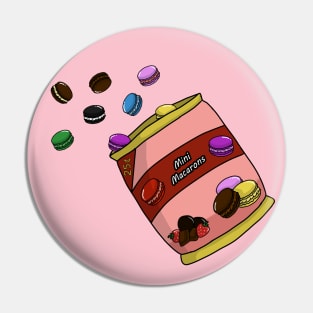 miniature macarons Pin