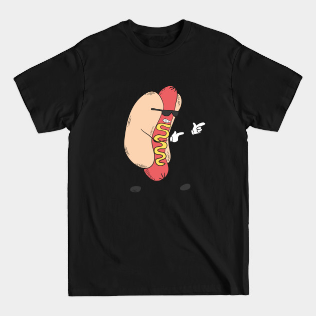 Disover cool hot dog - Hot Dog - T-Shirt