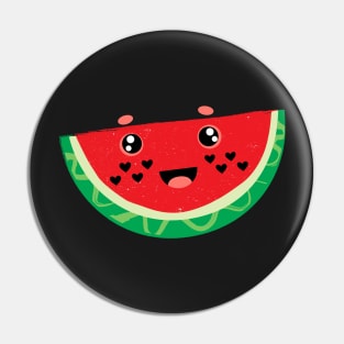 Hello Summer Cute Colorful Watermelon Pin