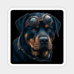 Rottweiler Steampunk Ai Magnet