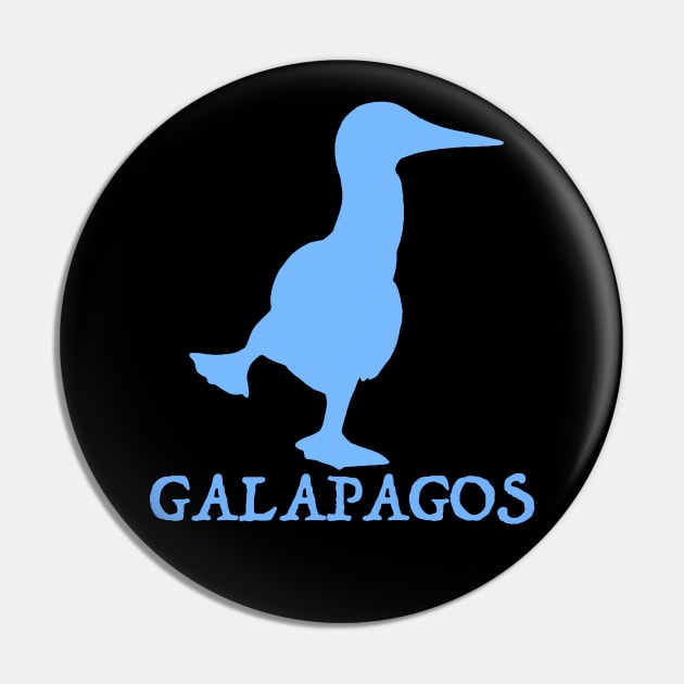 Galapagos Blue Footed Booby Pin by SNK Kreatures