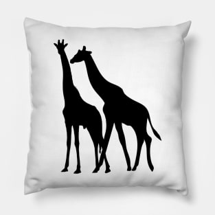 Graceful Giraffes Pillow