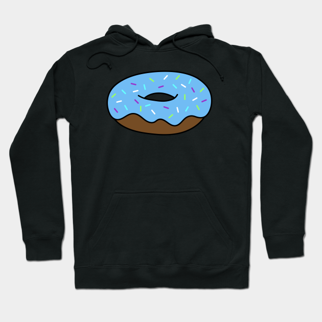 blue donut hoodie