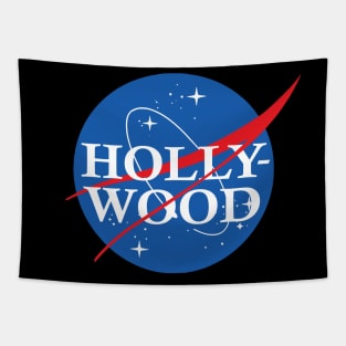 Nasa Hollywood Logo Tapestry