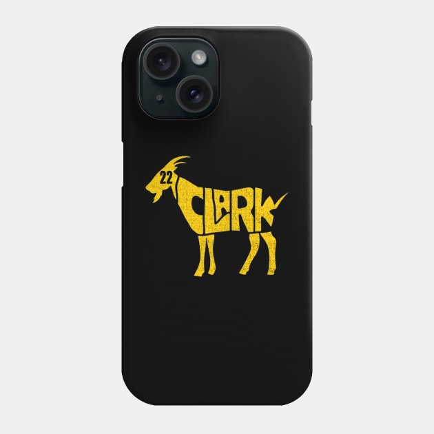 Caitlin Clark 22 Goat - Vintage Phone Case by Quikerart