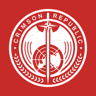 Crimson Republic Patch T-Shirt