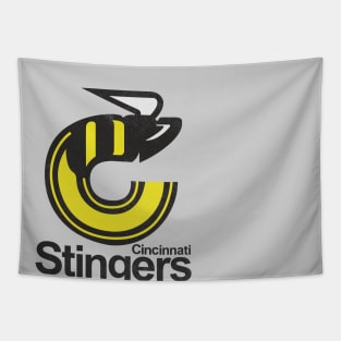 Retro Cincinnati Stingers Hockey 1977 Tapestry