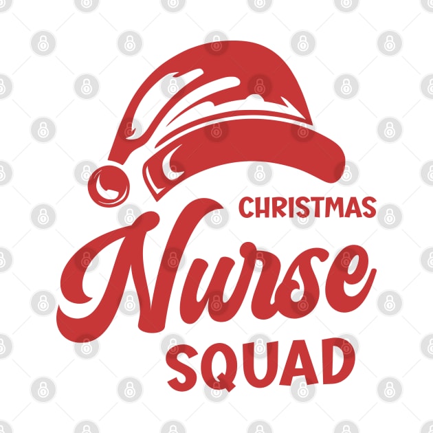 Christmas Nurse Squad Red Santa Hat by JaussZ