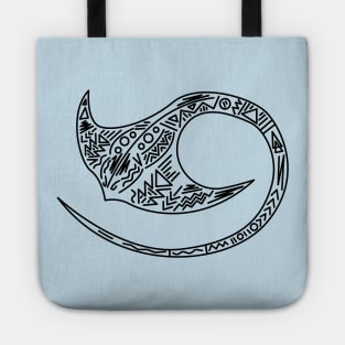 Manta Ray Tribal Design Tote