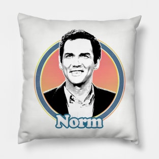 Norm Macdonald /// Retro Fan Art Tribute Design Pillow