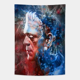 Frankenstein Monster Portrait Tapestry