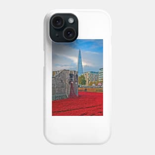 Tower of London Red Poppies England Phone Case