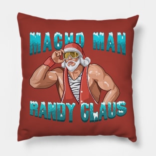 Macho Man Randy Claus Pillow