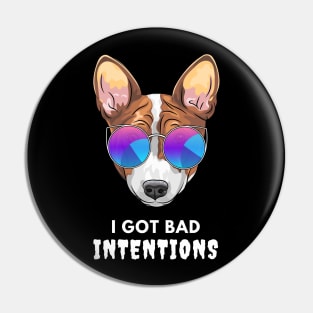 The Dog Bad Intentions Pin