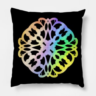 Pastel rainbow abstract Pillow