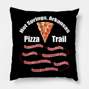 Hot Springs, Arkansas Pizza Trail Pillow