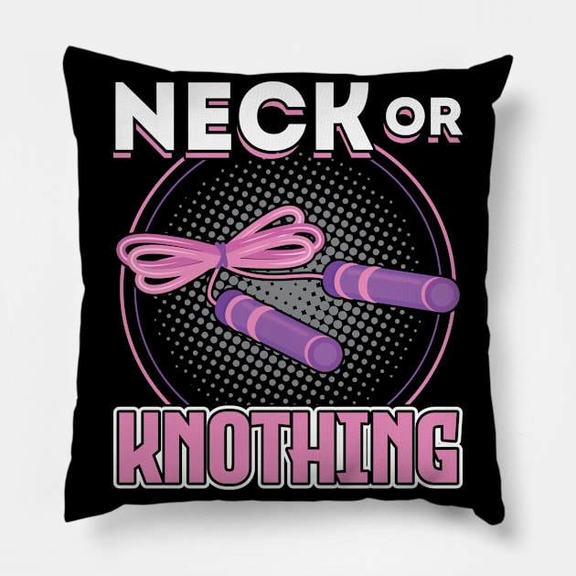 Neck Or Knothing - Jump Rope Pillow by Peco-Designs