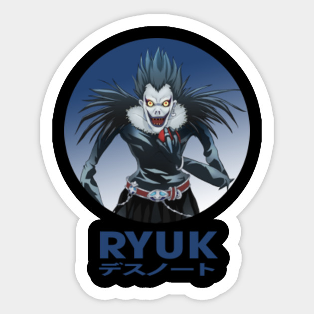 Ryuk Anime Death Note T Shirt Death Note Sticker Teepublic