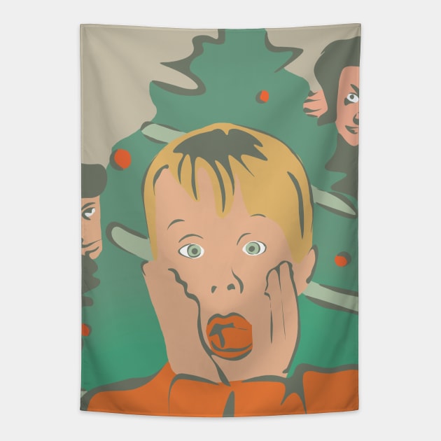 Home alone 2 Tapestry by Petras