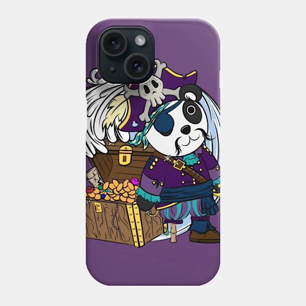 Pirate Panda Phone Case by Desdymona