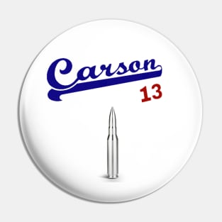 Carson 13 Jersey Style Pin