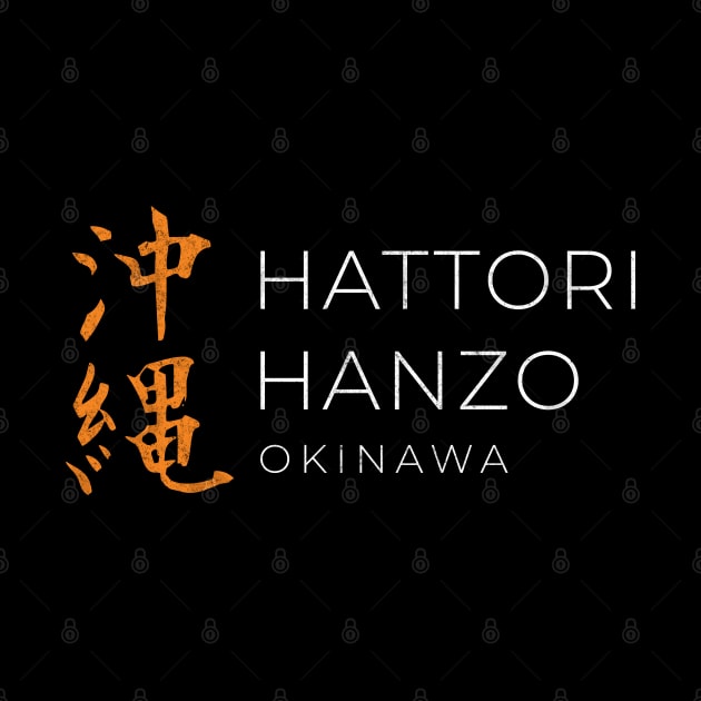 Hattori Hanzo Okinawa - vintage logo by BodinStreet