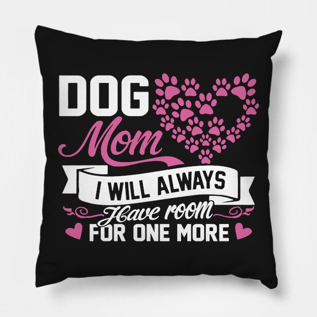 Dog Mom Pillow by babettenoella