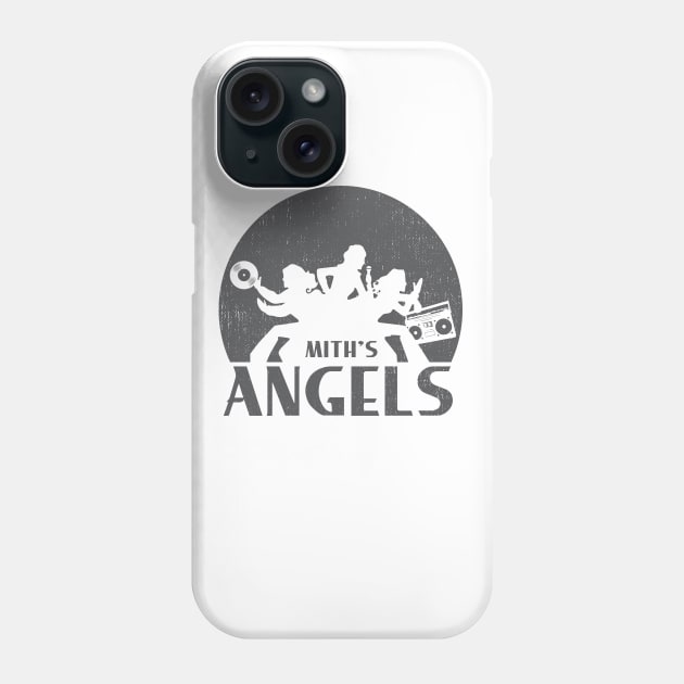 Mith's Angels - Charcoal Phone Case by AmokTimeArts