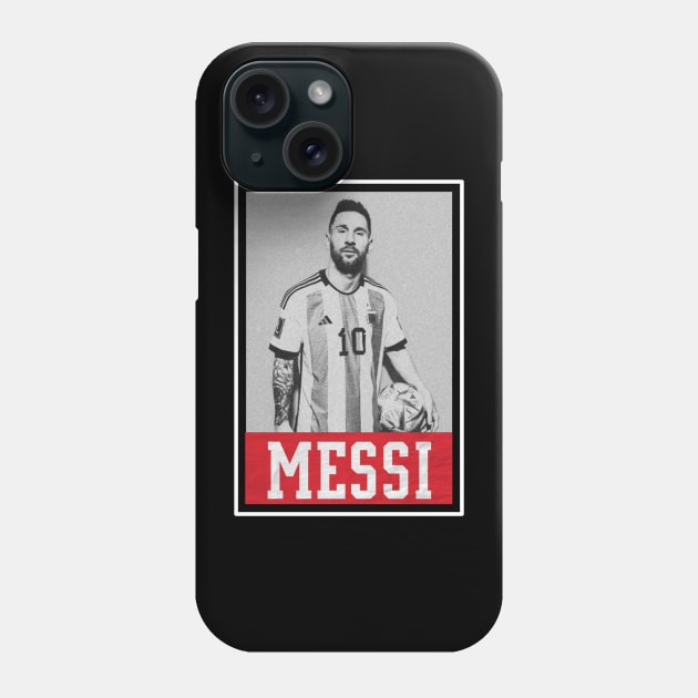 leo messi Phone Case by one way imagination