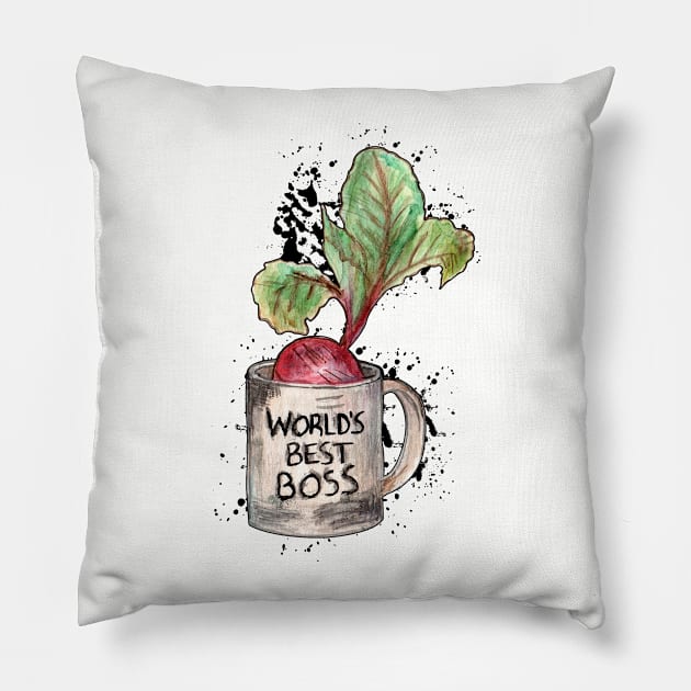 The Office Mug Schrute Farms Pillow by melissahursanova