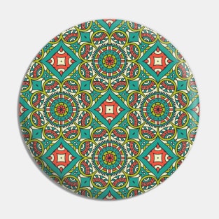 Ornamental floral mandala pattern #3 Pin