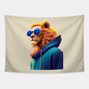 Stoic Lion Tapestry